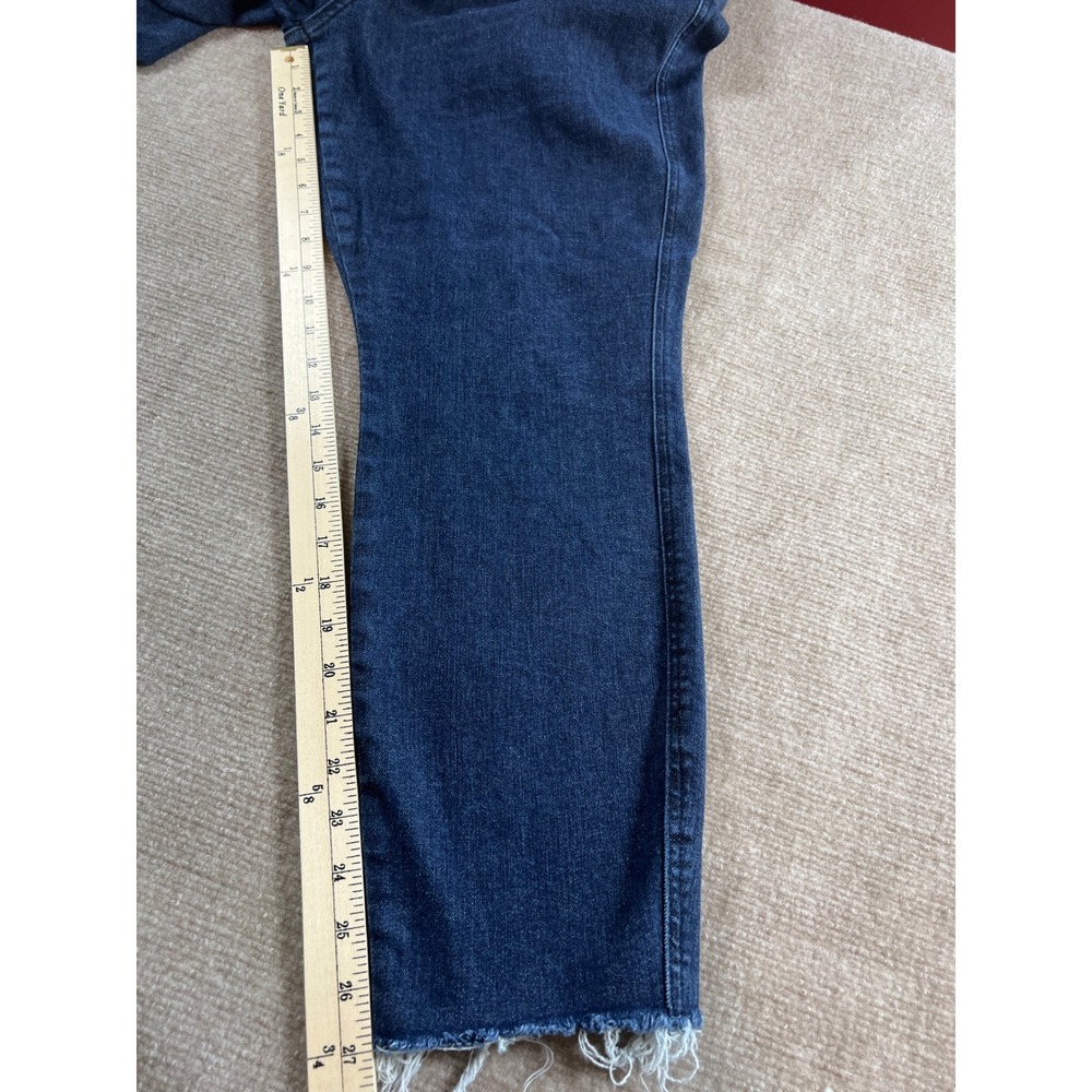 Judy Blue 20W Dark Wash High Rise Raw Hem Skinny Jeans JB88703 DK - Picture 9 of 10